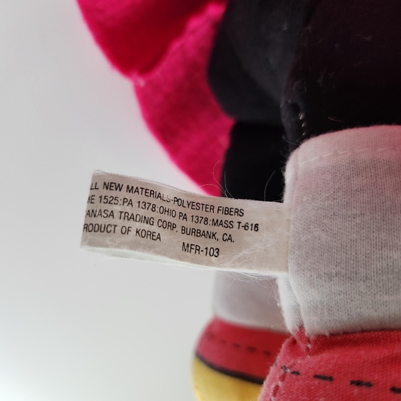Vintage 1987 Disney Minnie Mouse 13" Plush Disneyland Walt Disney World Retired - Picture 4 of 6